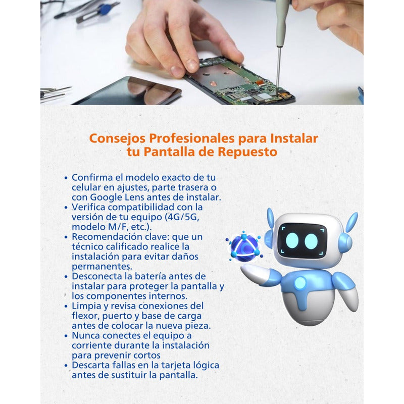 Pantalla Compatible Tecno Pova 5  Alta Calidad Premium Negro
