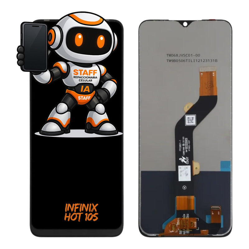 Pantalla Infinix Hot 10s Alta Calidad Premium Negro
