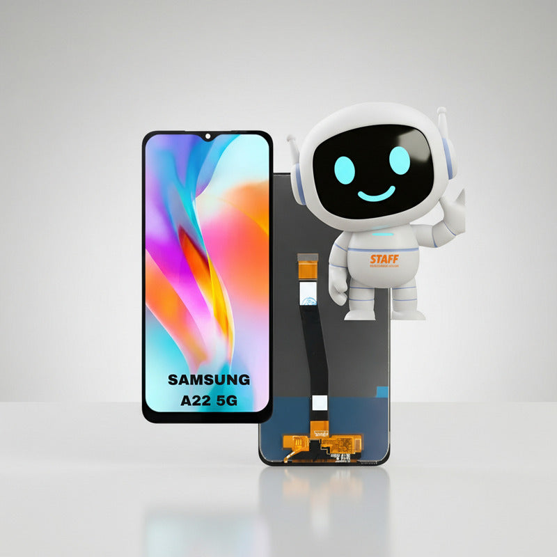 Pantalla Samsung  A22 5g   Calidad Premium Negro