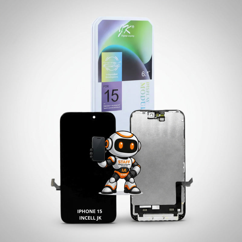 Pantalla iPhone 15 Incell Jk Alta Calidad Premium Negro