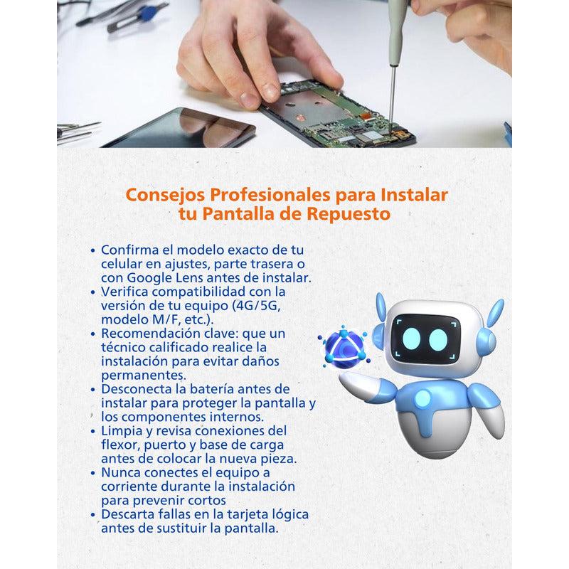 Pantalla Samsung A36 5g Oled Con Marco Alta Calidad Premium Negro
