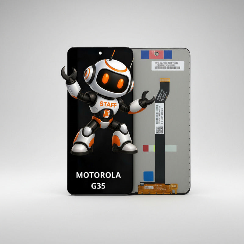 Pantalla Compatible Motorola G35  Alta Calidad Premium Negro