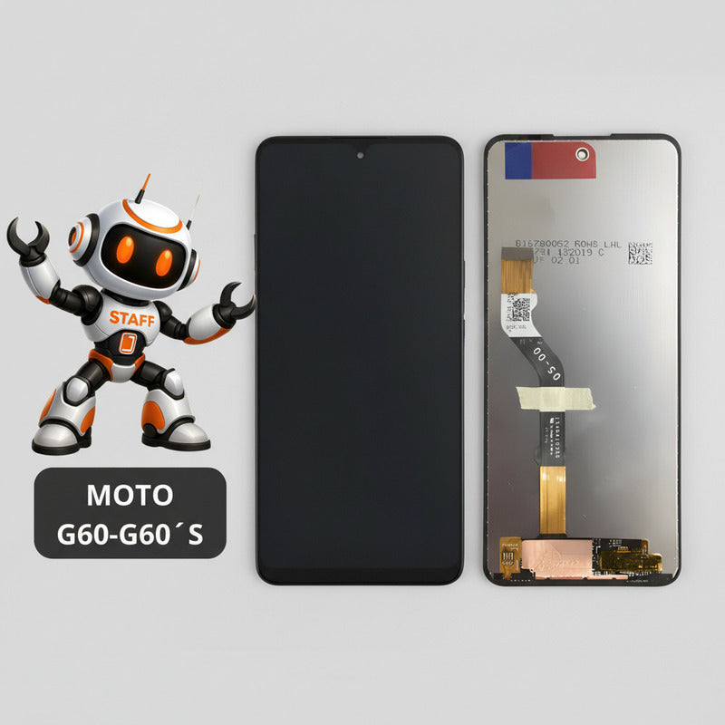 Pantalla Compatible Motorola G60 G60s Alta  Calidad Premium Negro