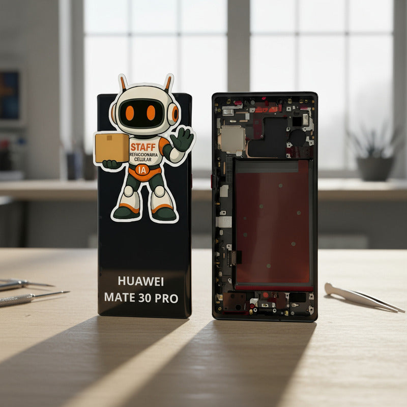 Pantalla Huawei Mate 30 Pro Alta Calidad Amoled C Marco Negro