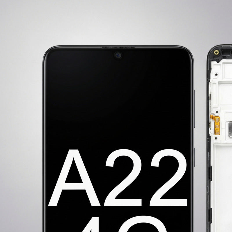 Pantalla Samsung A22 4g Incell C/ Marco A225 Calidad Premium Negro