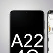 Pantalla Samsung A22 4g Incell C/ Marco A225 Calidad Premium Negro
