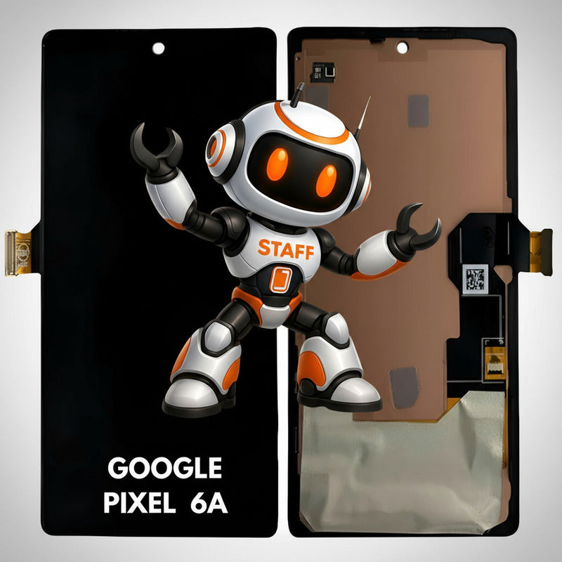Pantalla Compatible Google Pixel 6a Alta Calidad Premium Negro
