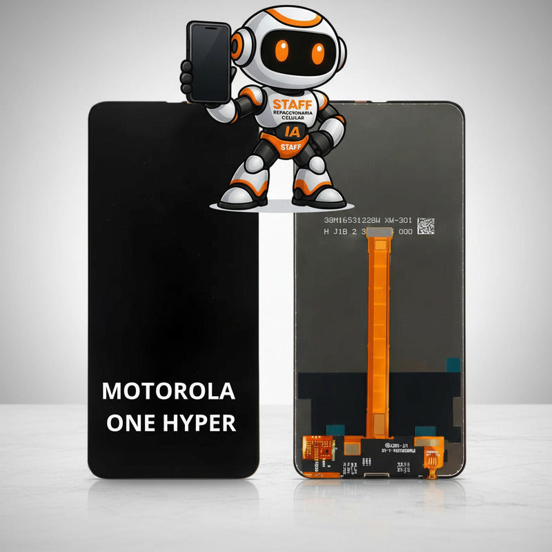 Pantalla Motorola One Hyper Xt2027 Alta Calidad Premium Negro