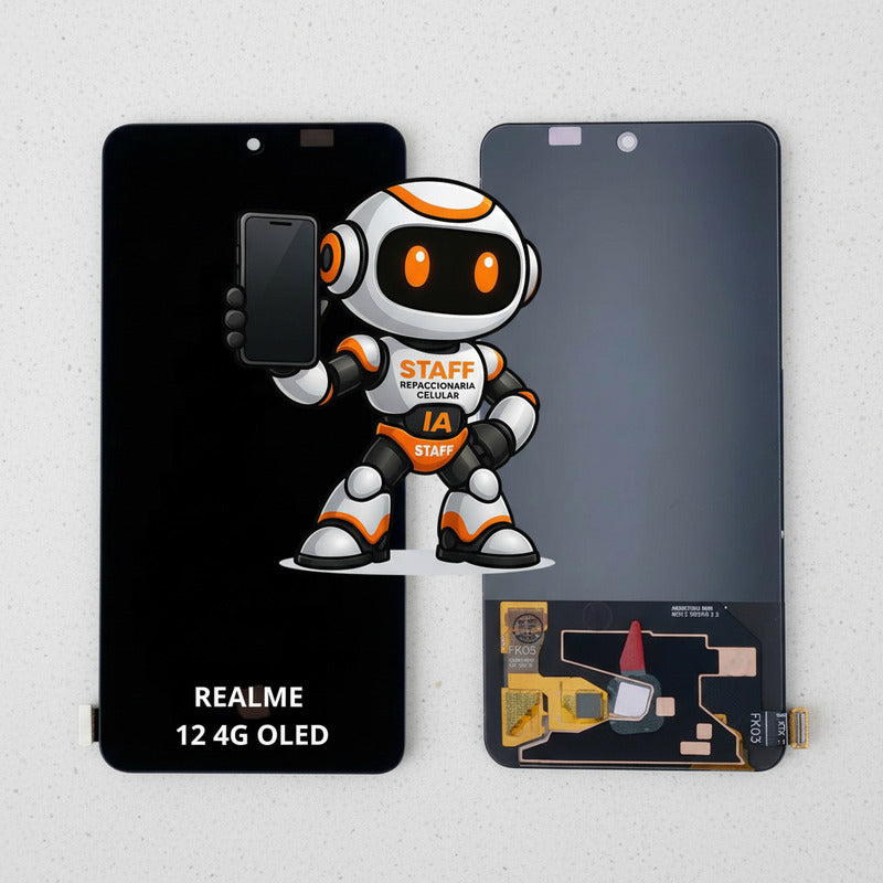 Pantalla Compatible Realme 12 4g Oled Alta Calidad Premium Negro