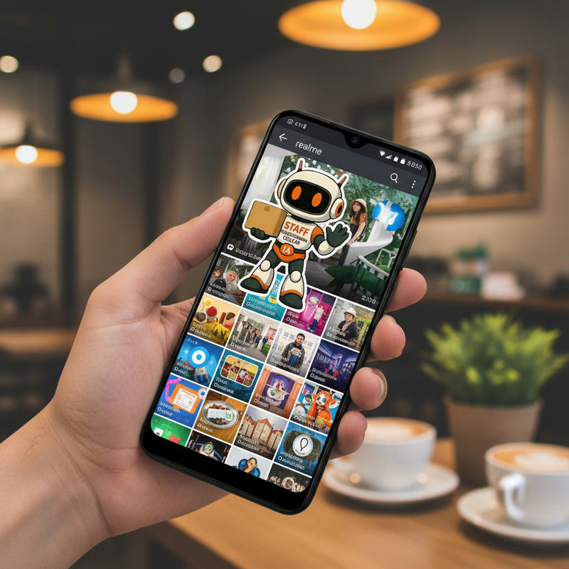 Pantalla Compatible Realme C20  Alta Calidad Premium Negro