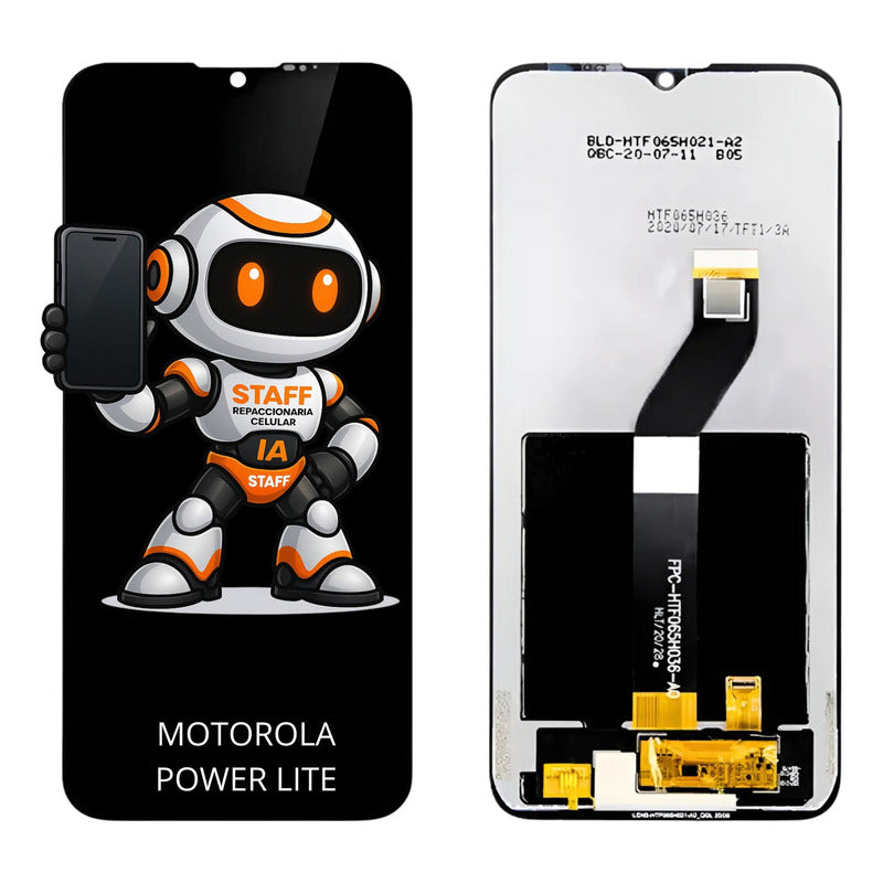 Pantalla Motorola G8 Power Lite Alta Calidad Premium Negro