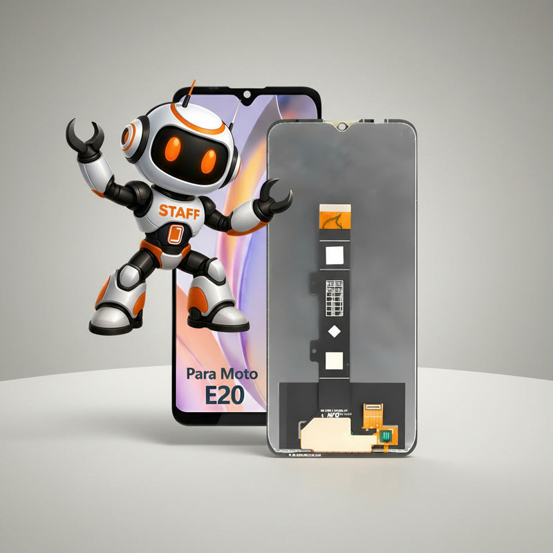 Pantalla Compatible Motorola E20  Alta Calidad Premium Negro