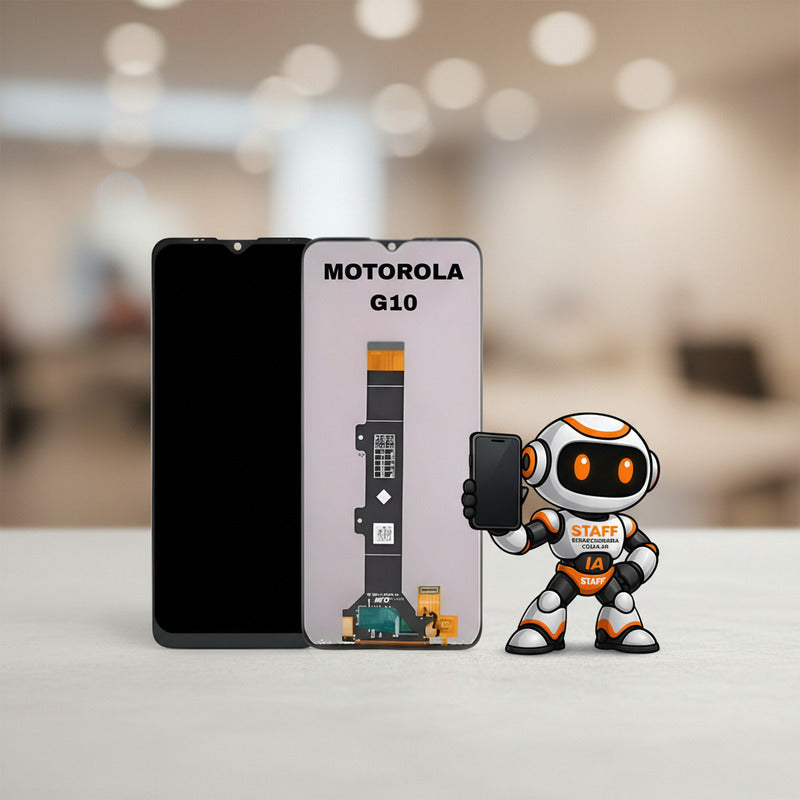 Pantalla  Compatible Motorola G10 Alta Calidad Premium Negro