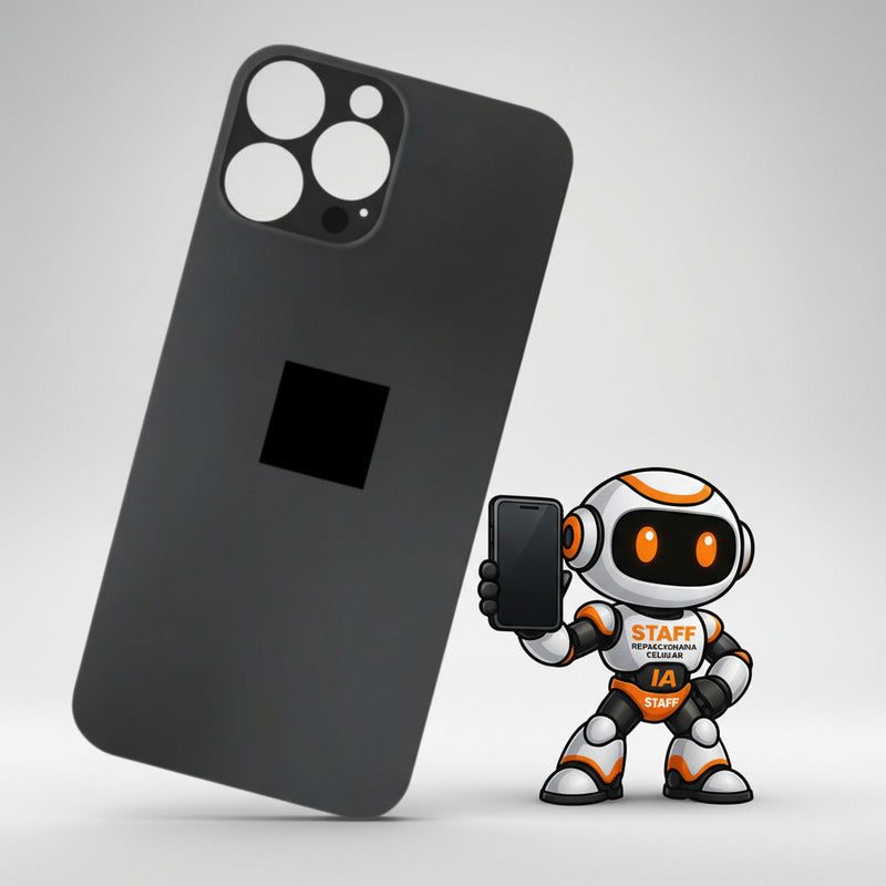 Tapa Trasera iPhone 13 Pro Max Negra Alta Calidad Premium