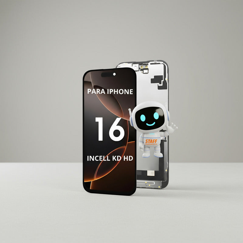 Pantalla Compatible Con iPhone 16 Incell Kd Hd A3287 A3081 Negro