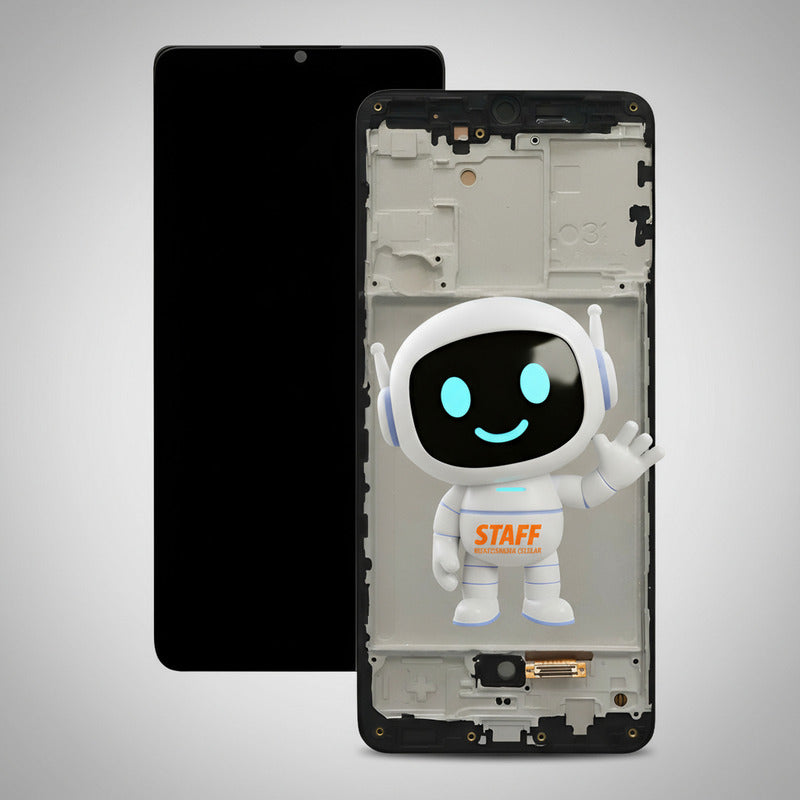 Pantalla Display Incell Para Samsung A31 A315/f  Con Marco Negro