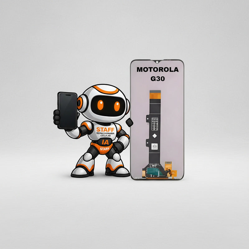 Pantalla  Compatible Motorola G30 Alta Calidad Premium Negro