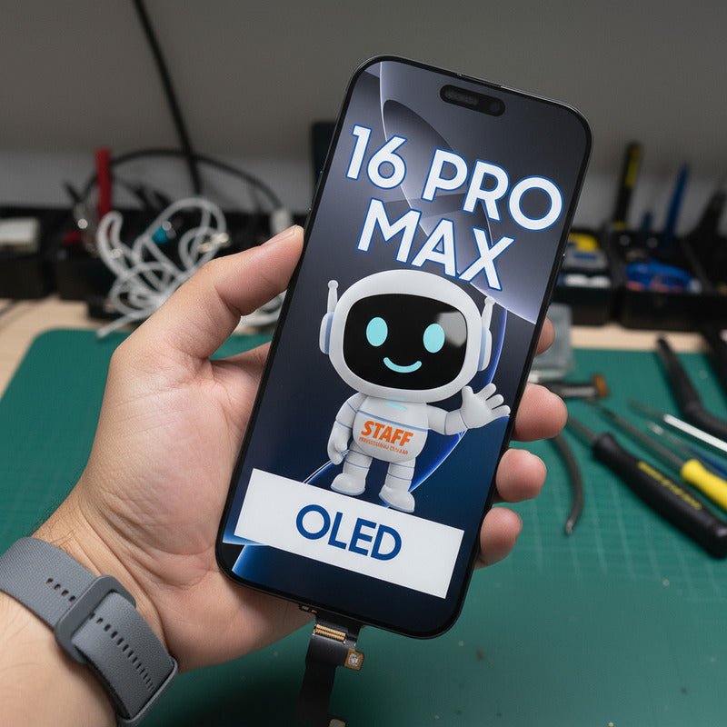Pantalla Display Para iPhone 16 Pro Max Oled Big Premium Negro