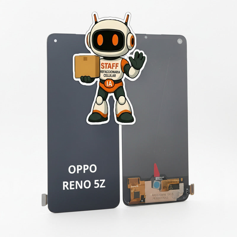 Pantalla Compatible Oppo Reno 5z Oled  Alta Calidad Premium Negro