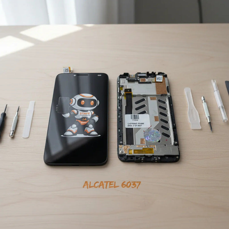 Pantalla Alcatel 6037 Idol 2 Negra Negro