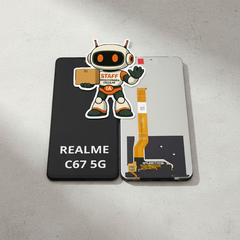 Pantalla Compatible Realme C67 5g Alta Calidad Premium Negro