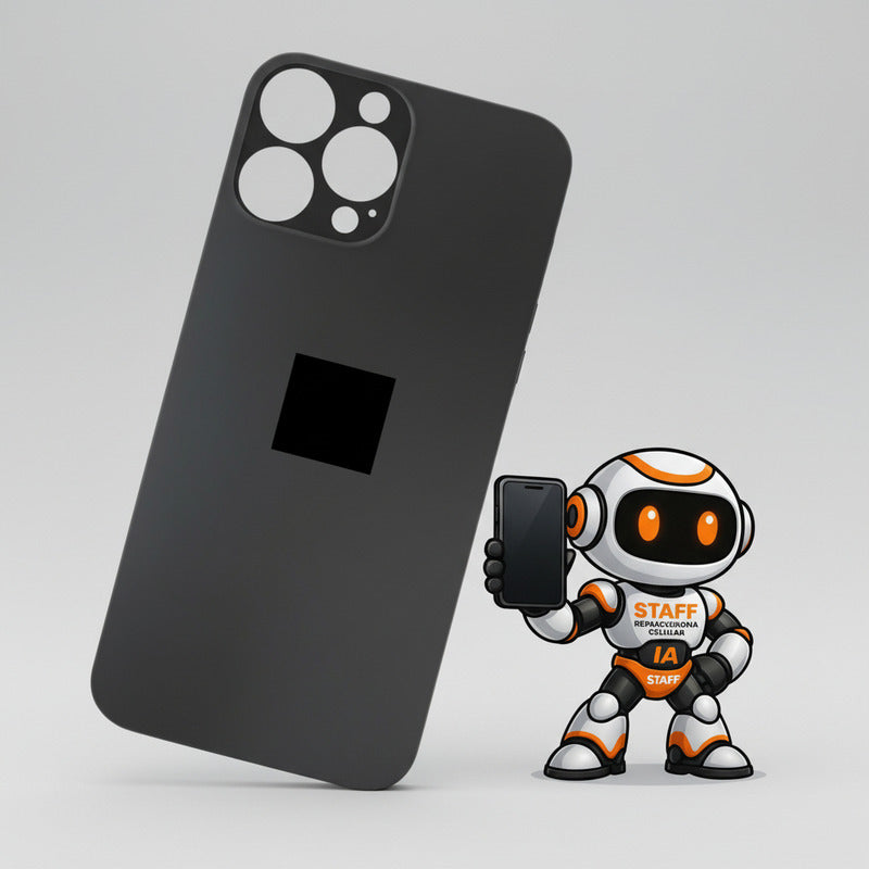 Tapa Trasera iPhone 13 Pro Max Negra Alta Calidad Premium