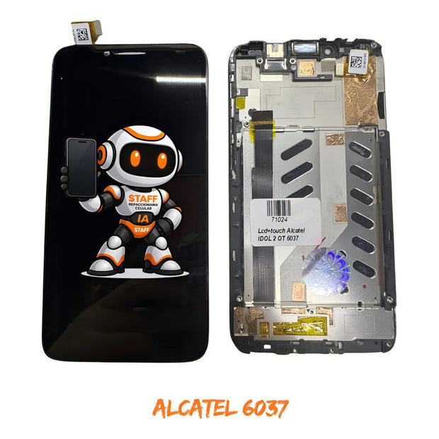 Pantalla Alcatel 6037 Idol 2 Negra Negro