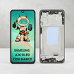 Pantalla Samsung A26 A266 Oled Con Marco Calidad Premium Negro
