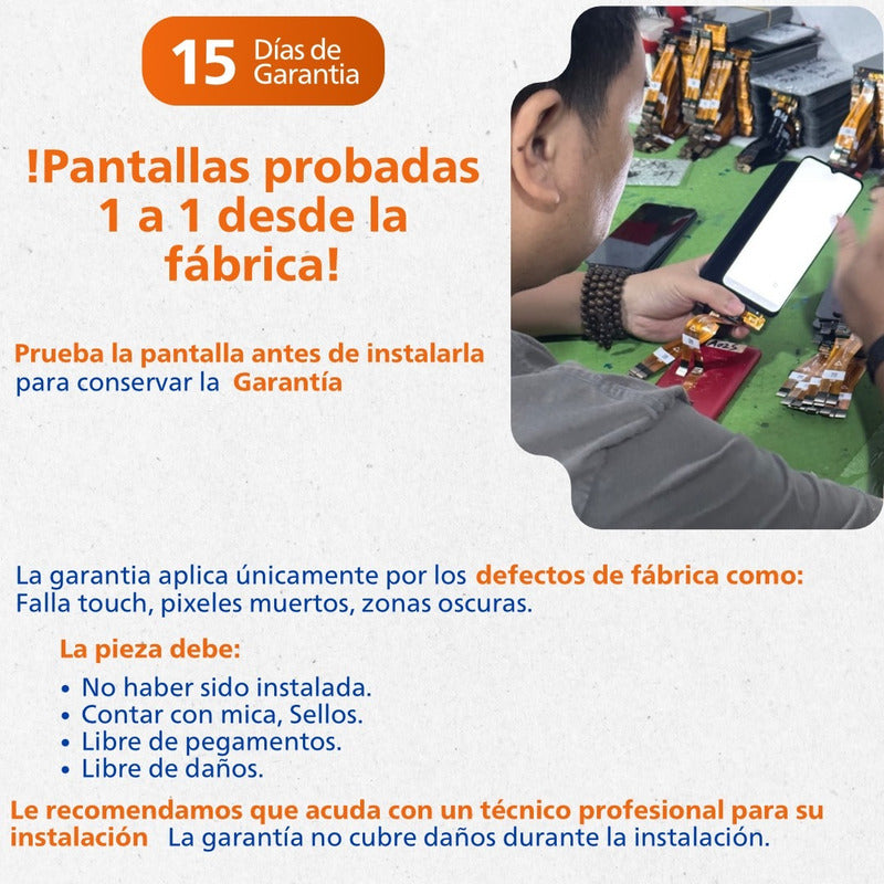 Pantalla Compatible Realme 14x 5g  Alta Calidad Premium Negro