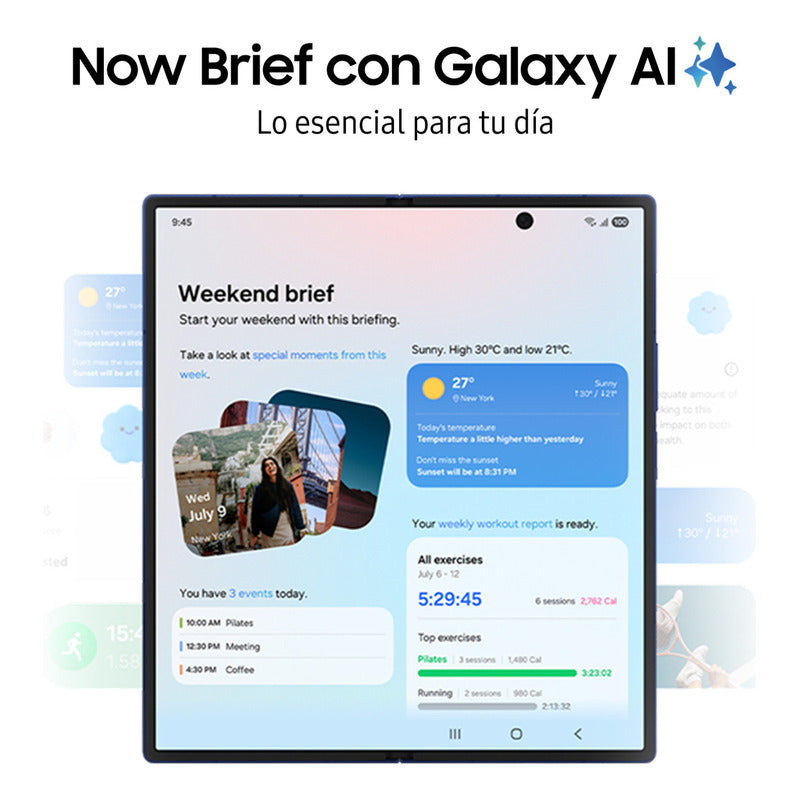 Celular Samsung Galaxy Z Fold 7 Azul (nuevo Con Caja Abierta) Sombra Azul