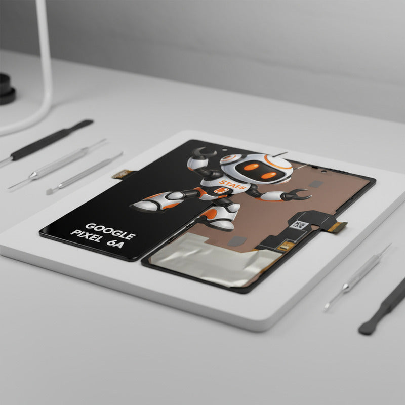 Pantalla Compatible Google Pixel 6a Alta Calidad Premium Negro