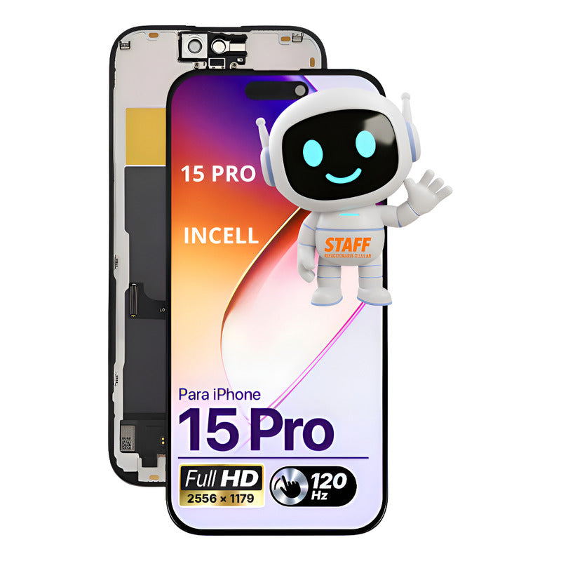 Pantalla Para iPhone 15 Pro Calidad Incell Fhd Premium Negro