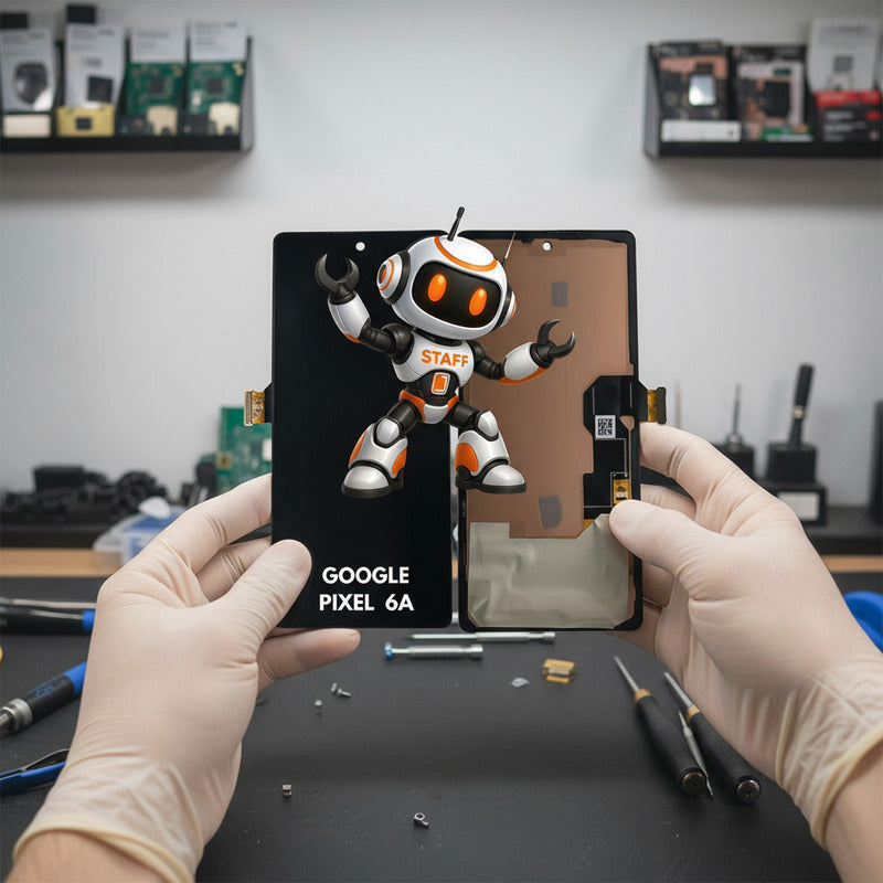 Pantalla Compatible Google Pixel 6a Alta Calidad Premium Negro