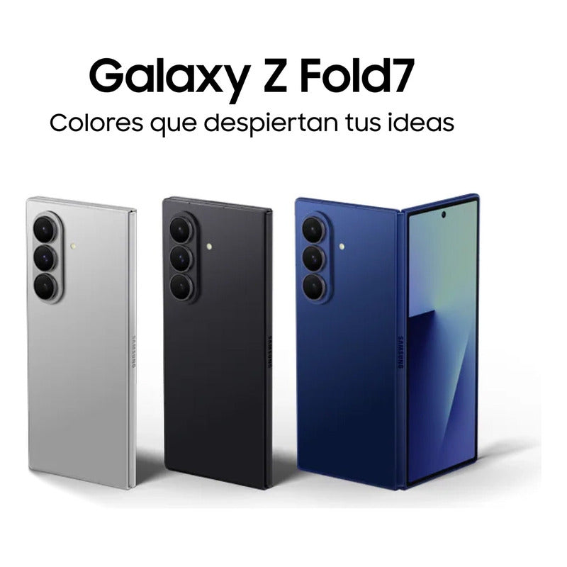 Celular Samsung Galaxy Z Fold 7 Azul (nuevo Con Caja Abierta) Sombra Azul