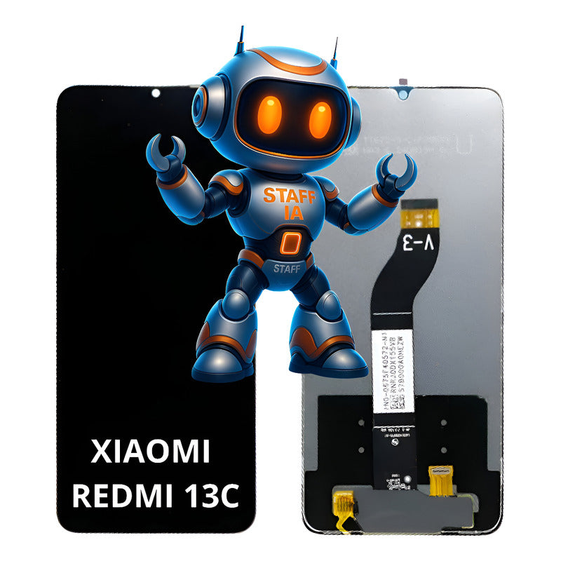 Pantalla Compatible Xiaomi Redmi 13c Alta Calidad Premium Negro