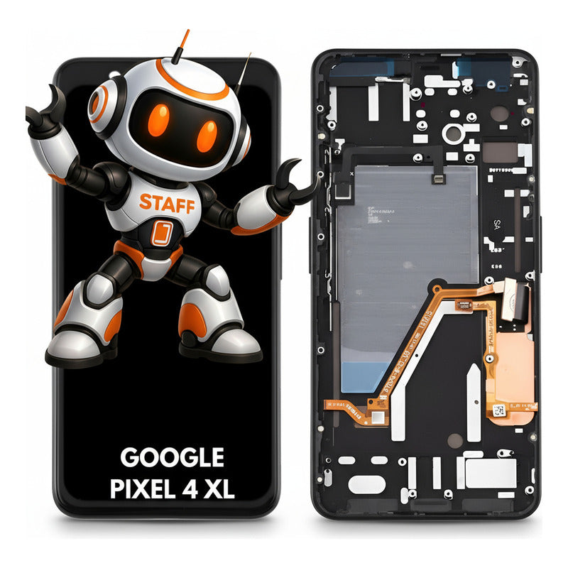 Pantalla Compatible Google Pixel 4 Xl C Marco Alta Calidad Negro