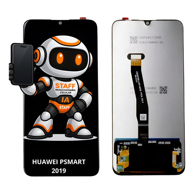 Pantalla Huawei Psmart 2019 Pot- Lx3 Calidad Premium Negro