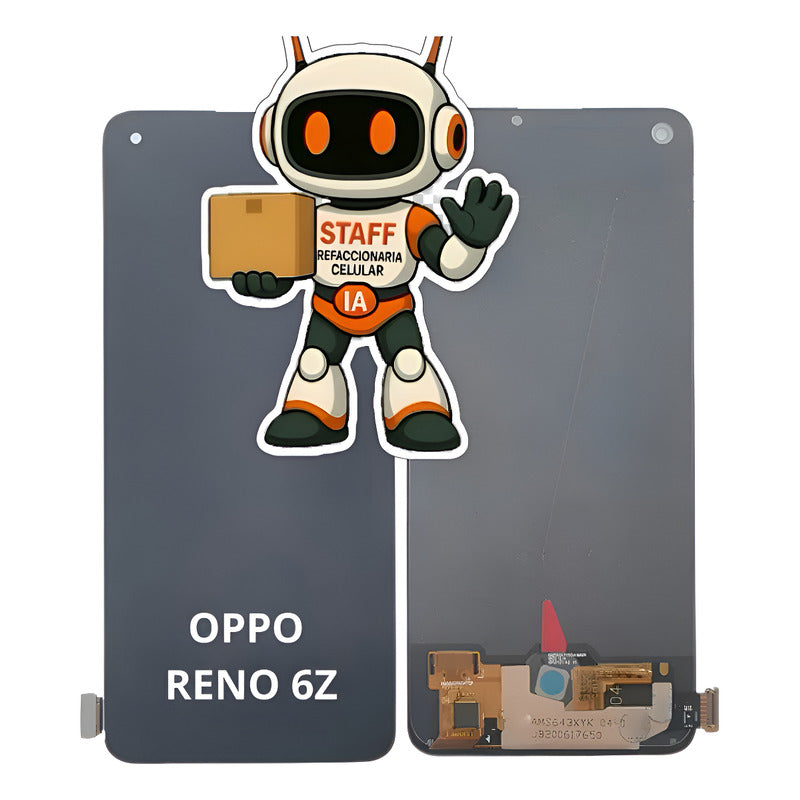 Pantalla Compatible Oppo Reno 6z Oled  Alta Calidad Premium Negro