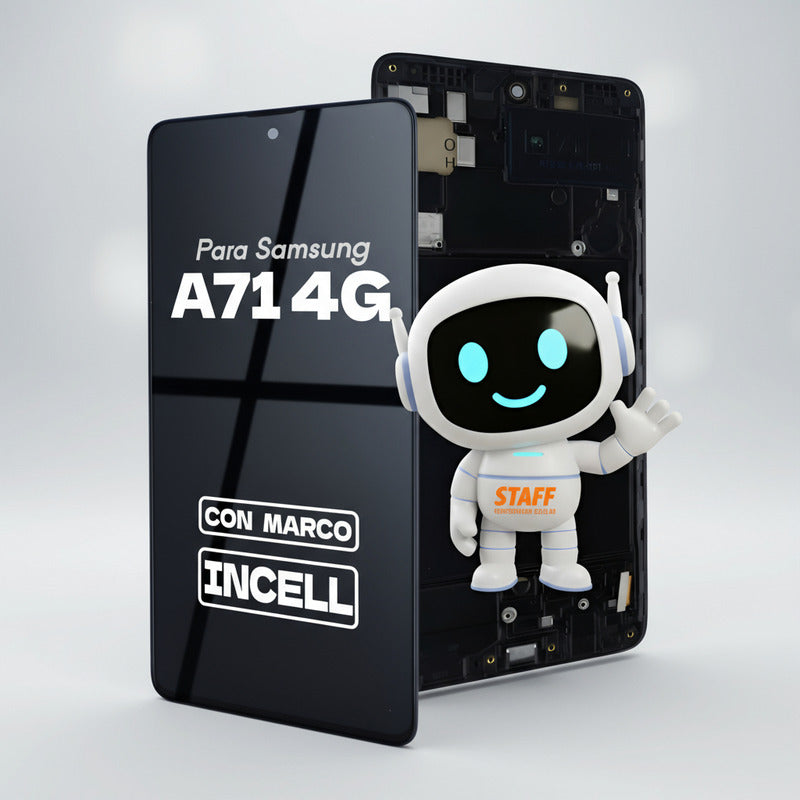 Pantalla Display Incell Para Samsung A71 4g Sm-a715 Marco Negro