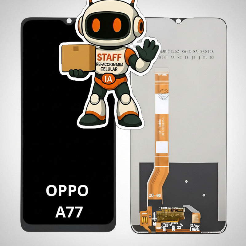Pantalla Compatible Oppo A77  Alta Calidad Premium Negro