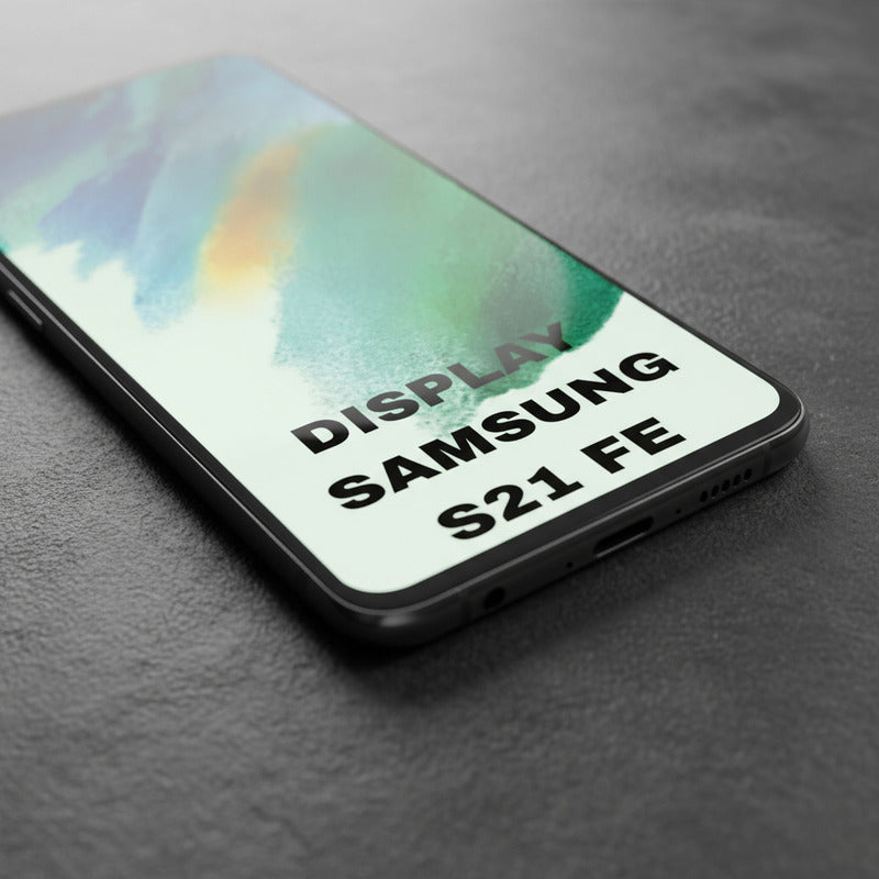 Pantalla Compatible Samsung S21 Fe Premium C Marco Negro