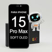 Pantalla Compatible Con iPhone 15 Pro Max Soft Oled Gx Negro