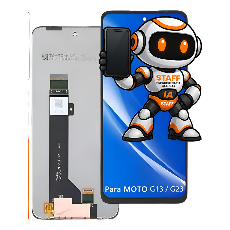Pantalla  Compatible Motorola G13 Alta Calidad Premium Negro