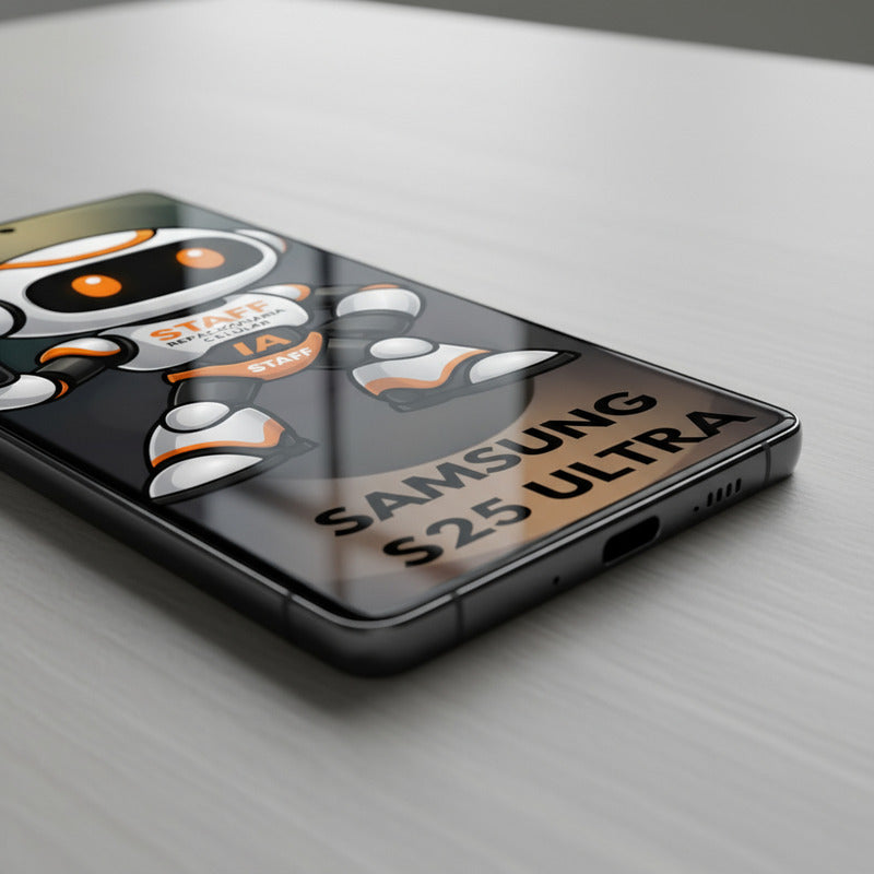 Pantalla Display Premium S25 Ultra Táctil Samsung Con Marco Negro