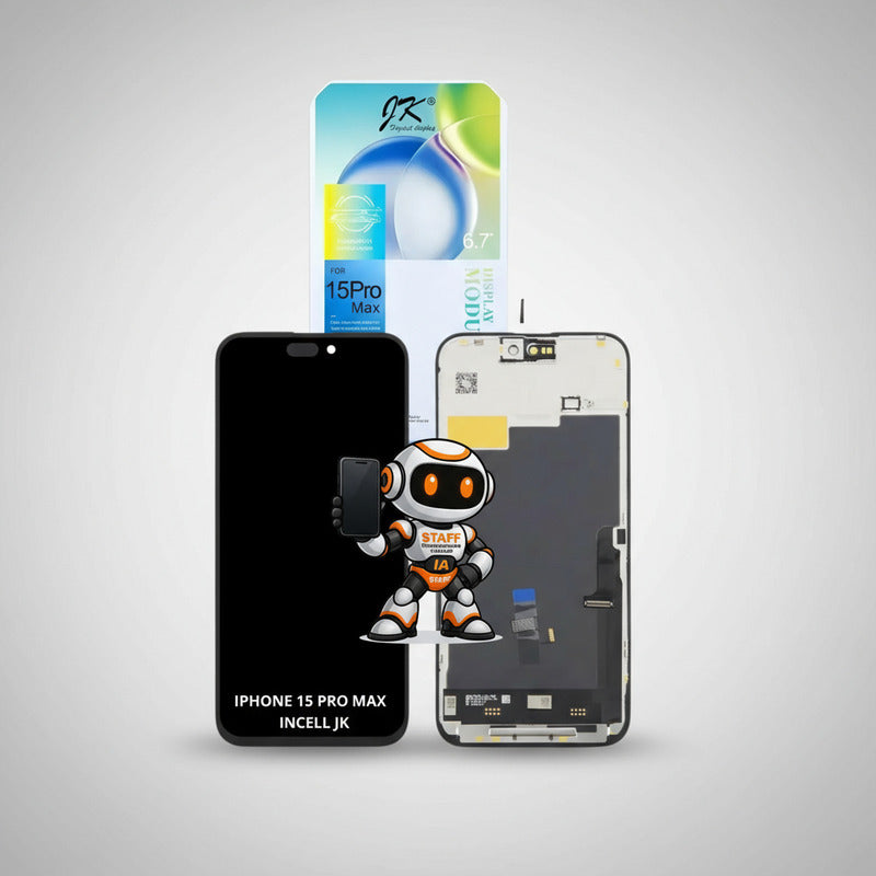 Pantalla iPhone 15 Pro Max Incell Jk Alta Calidad Premium Negro