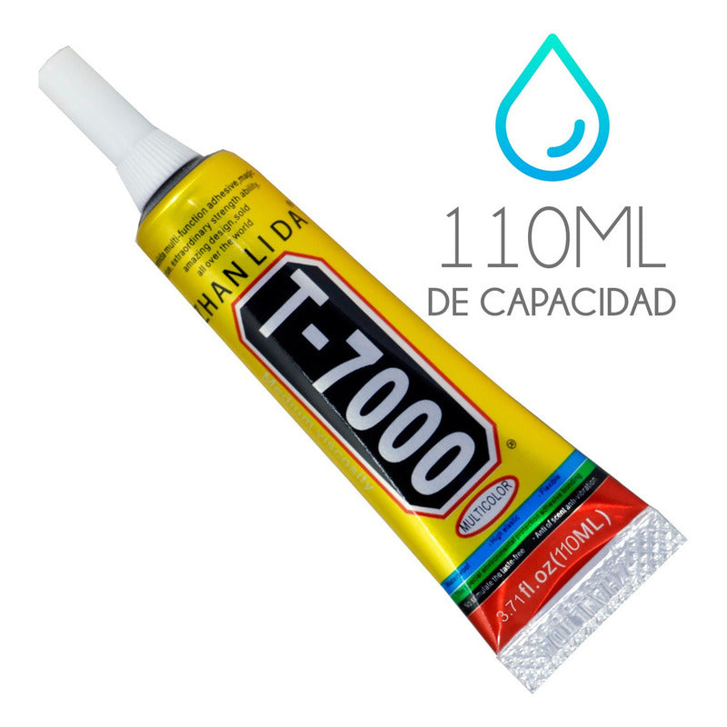 Pegamento Adhesivo T7000 Negro De 110 Ml Multiusos Celulares Zhanlida