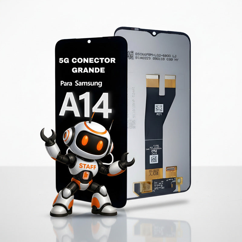 Pantalla Samsung A14 5g A146b Conector Gde Calidad Premium Negro