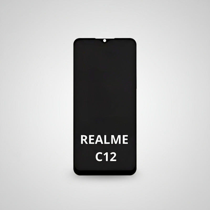 Pantalla Compatible Realme C12 Alta Calidad Premium Negro