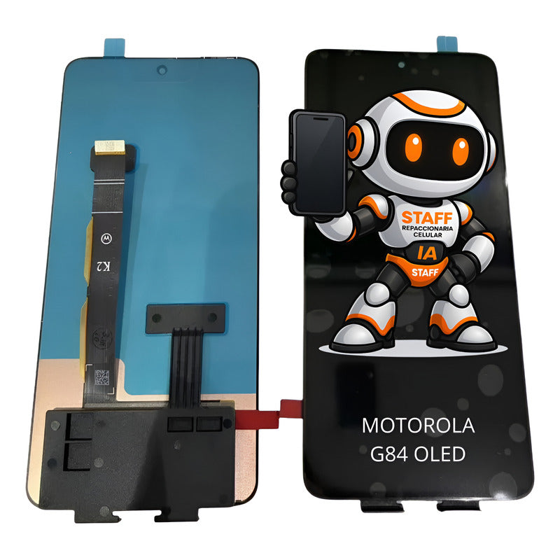 Pantalla Motorola G84 Xt2347 Oled Alta Calidad Premium Negro