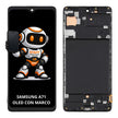 Pantalla Samsung A71 Oled Con Marco Alta Calidad Premium Negro